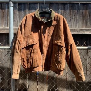 U2 Wear 100% Brown Leather Jacket with warm lining